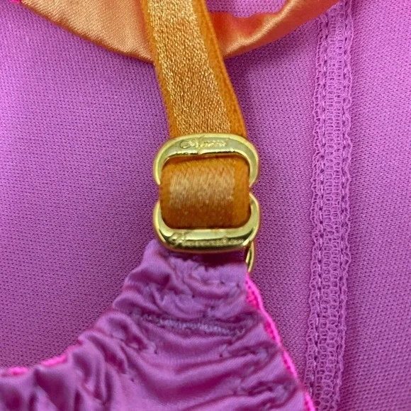 Agent Provocateur Viv Sorbet Pink 34B/3 Silk Set NWT
